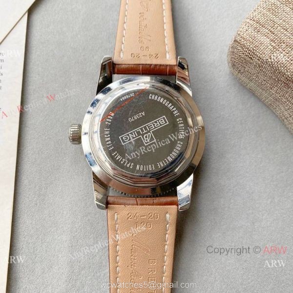 Buy Replica Breitling Superocean Brown Leather Strap 3