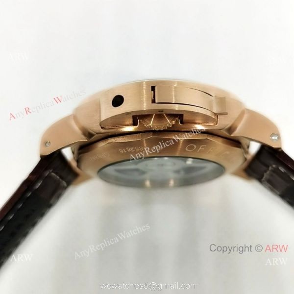 Clone Panerai Luminor Marina Automatic Rose Gold Mens Watch PAM393 3