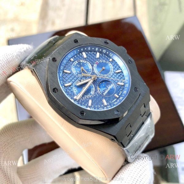 All Black Audemars Piguet Royal Oak Perpetual Calendar Watches 3