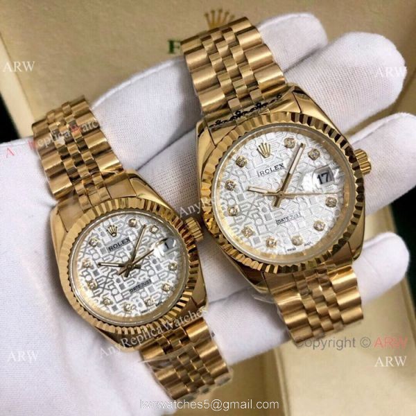 Buy Copy Rolex Datejust Lover Watches Blue Diamond Dial 3