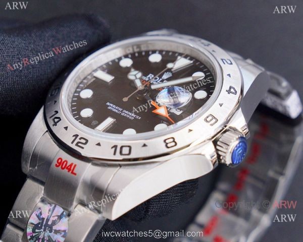 TW Factory Replica Rolex Explorer II Stainless Steel 42mm Watch Swiss 2836 3