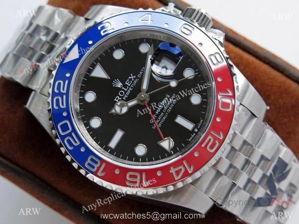 Super Clone Rolex GMT-Master II 126710blro VR 3186 Watch Pepsi Bezel 3