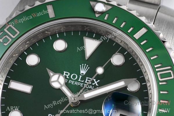 Super Clone Rolex Submariner Hulk Green Ceramic Watch 1:1 VR Factory Swiss 3135 904L Steel 3