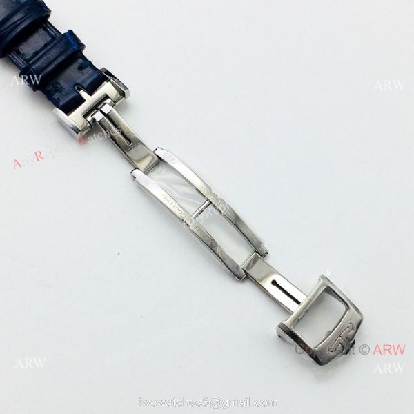 2020 Swiss Grade Jaeger-LeCoultre Reverso Duetto Watch Blue Diamond 3
