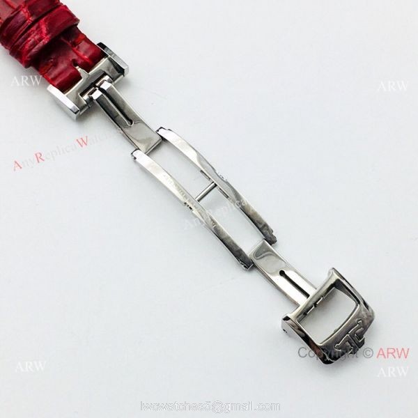 Swiss Copy Jaeger-LeCoultre Reverso One Duetto Ladies Watch Red and Silver 3