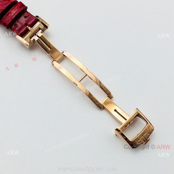 Swiss Copy Jaeger-LeCoultre Reverso One Duetto Rose Gold Diamond Watch Lady 20mm 3