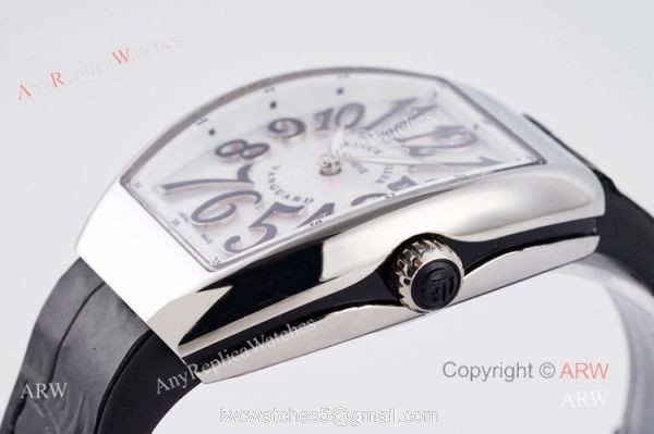 New V32 Franck Muller Vanguard Women Watch Replia with Black Leather Band 3