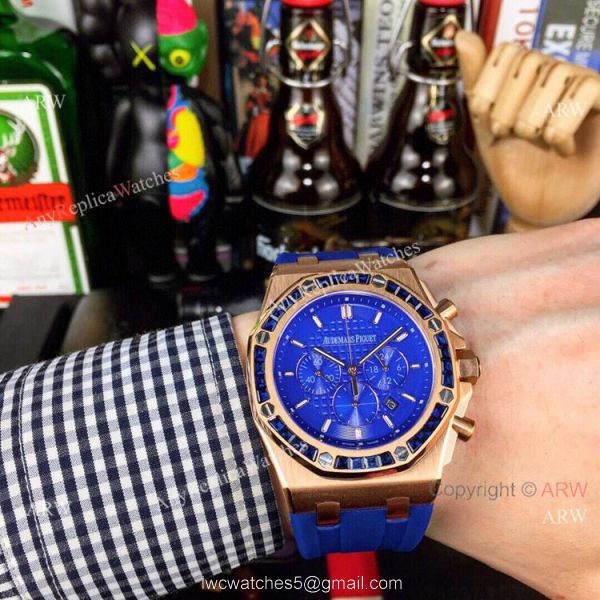 Best Copy Audemars Piguet Royal Oak Offshore 42mm Watches Rose Gold Dial 3