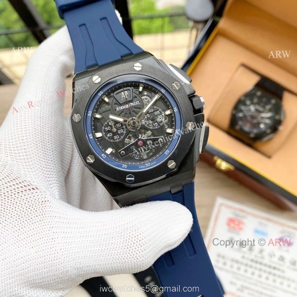 AAA Quality Audemars Piguet Royal Oak Skeleton Chronograph Watches 3