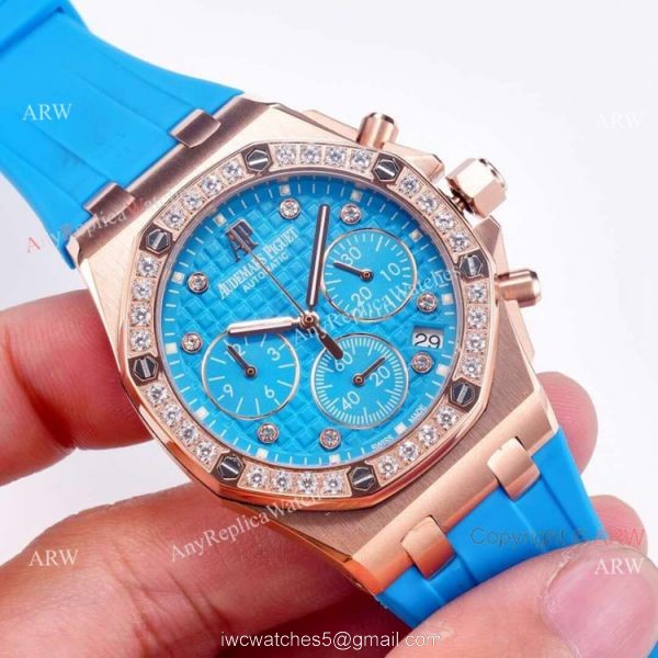 Audemars Piguet Royal Oak Offshore Watches Rose Gold Diamond 3