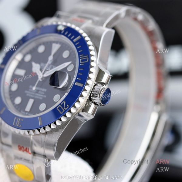 (V11) New Noob Rolex Submariner 2020 41mm Blue Bezel Replica Watch For Men 3