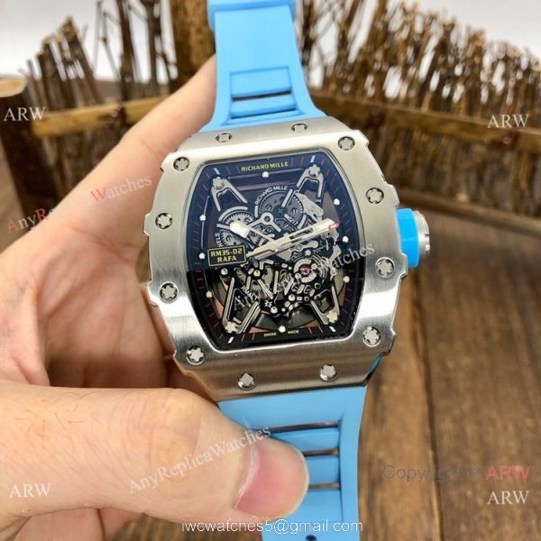 Best Quality Replica RM35-02 Rafael Nadal Mens Watches SS Orange Rubber 3