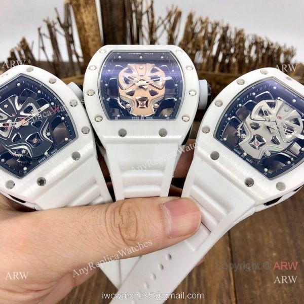 NEW! Copy Richard Mille RM52-06 Tourbillon Mask Watches Ceramic Case 3