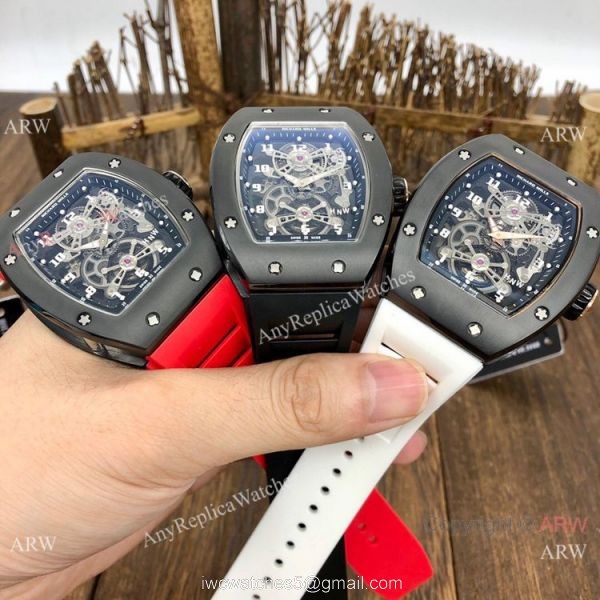 Swiss Quality Copy Richard Mille RM17-01 Black Ceramic Watches 3