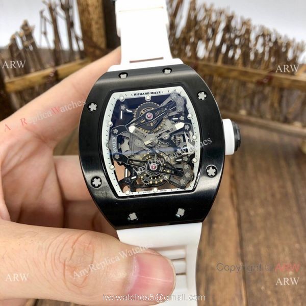 Best Replica Richard Mille RM038 Men Watches Black Steel 3