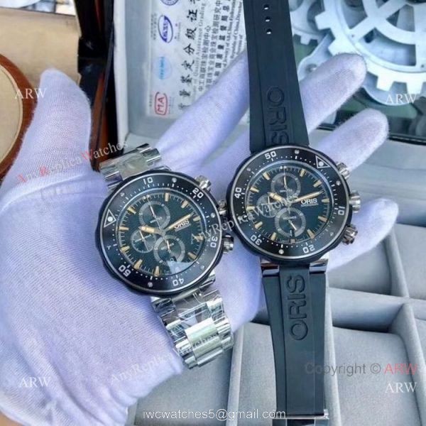 Oris ProDiver Stianless Steel Chrono Watches 46mm 3
