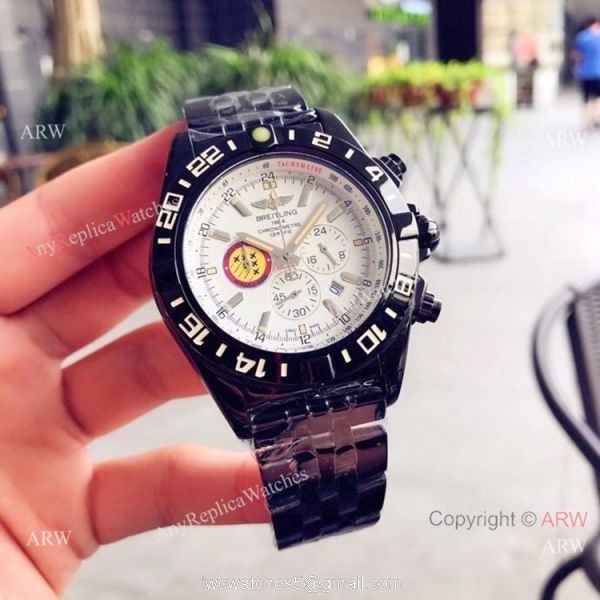 Rose Gold Breitling Chronomat B01 Replica Watches 43mm 3
