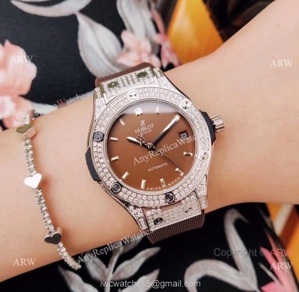 Replica Hublot Ice Big Bang Watches Gray Dial Men Size 41mm 3