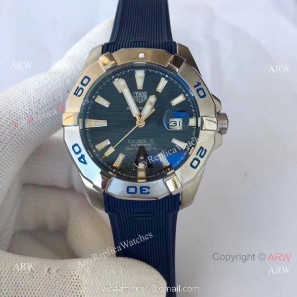 Copy Tag Heuer Aquaracer Calibre 5 Watches Gray Dial 3