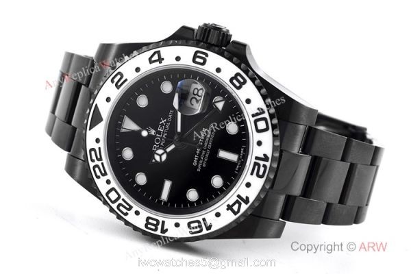 2020 NEW! Swiss Rolex GMT-Master II &8216;Oreo VR Factory Swiss 3186 Watch Black Dial 3