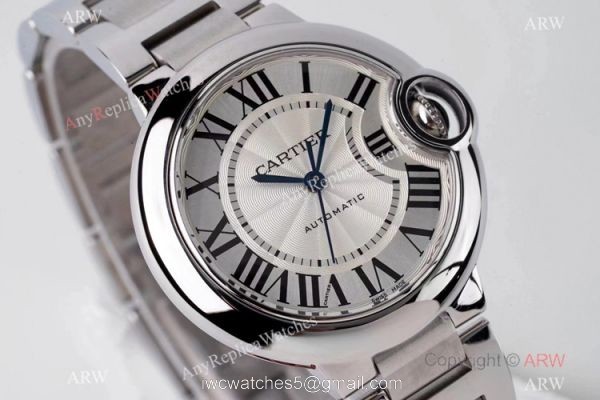 (AF) Ballon Bleu Cartier Replica Watch 33mm Stainless Steel Case 3