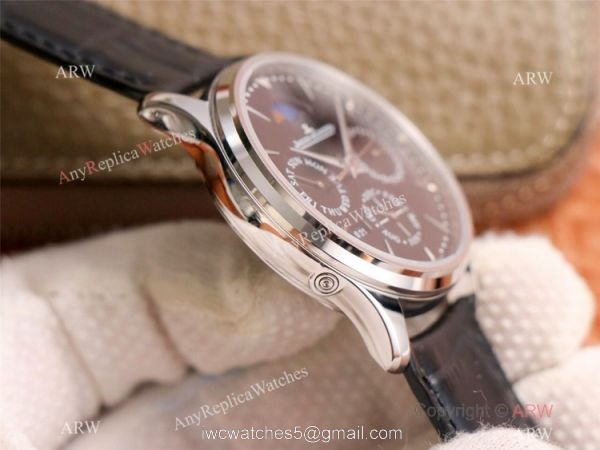NEW! AAA Replica Jaeger-LeCoultre Master Ultra Thin Perpetual Watch Black Dial 3