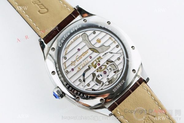 Fake Swiss Cartier Drive de 9452 MC Watch White Dial 3