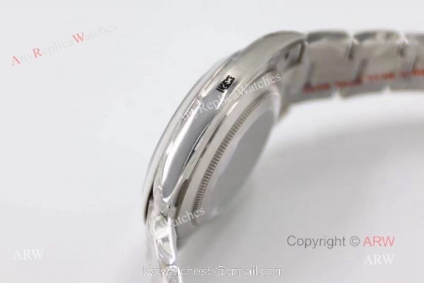 (EW) New Rolex Oyster Perpetual Silver Dial Men Watches 41mm 904L Swiss Replica 3