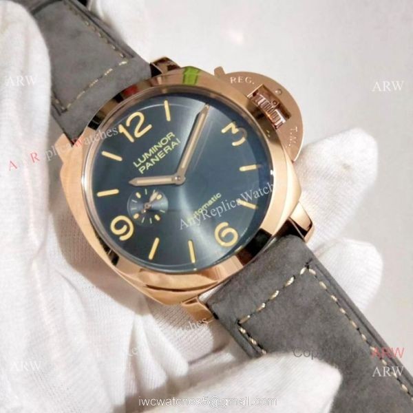 Newest Replica Panerai Luminor Due Rose Gold Watch PAM00677 3