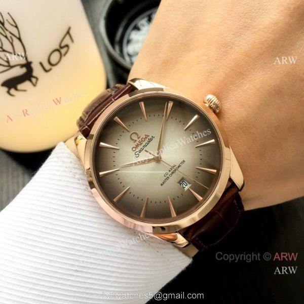 Copy Omega Automatic Seamaster Watches Two Tone Rose Gold 3