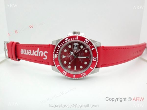 2019 New Rolex Submariner Supreme 40mm watch Red Face Rolex Replica 3