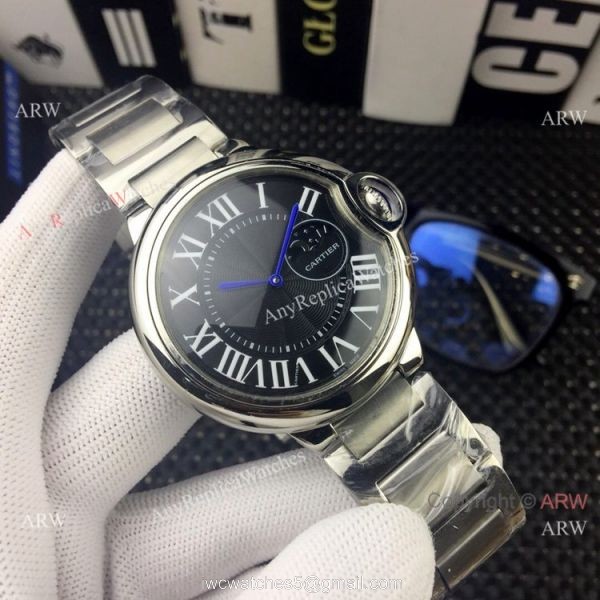 Clone Cartier Ballon Bleu AUTOMATIC Watches Rose Gold Moonphase Face 3