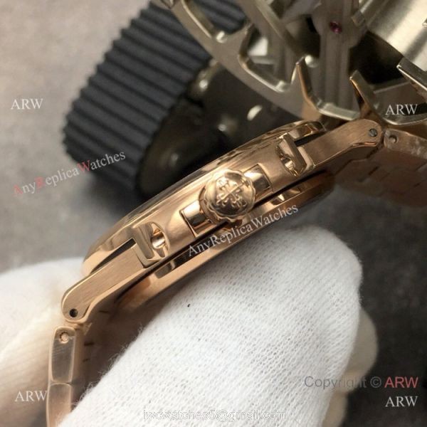 Swiss Copy Patek Philippe Nautilus GB Factory CAL.324 Watch Rose Gold 40mm 3