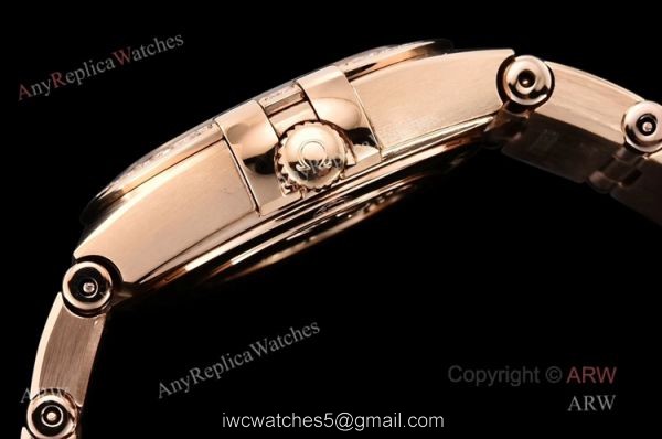 Swiss Quartz Replica Omega Constellation Rose Gold Diamond Ladies Watch 25mm 3