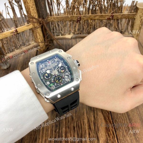 Japan Grade Copy Richard Mille RM11-03 SS Chronograph Watch 3