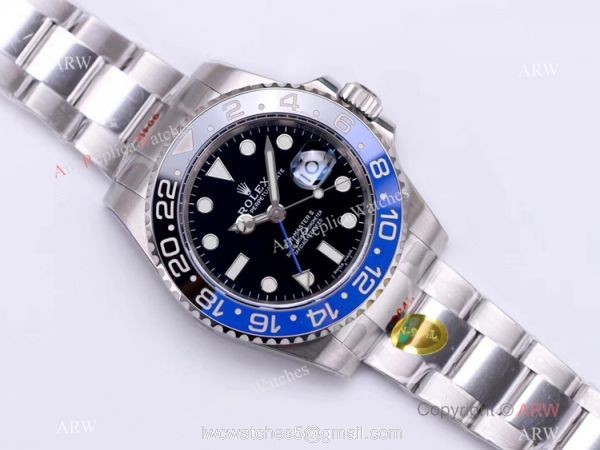 1:1 Best Edition NOOB V11 Version Rolex GMT-Master II Batman Watch 116710BLNR 3