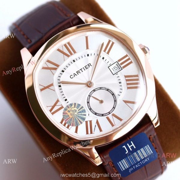 JH Factory Swiss Cartier Drive De Watches Rhodium Dial 3