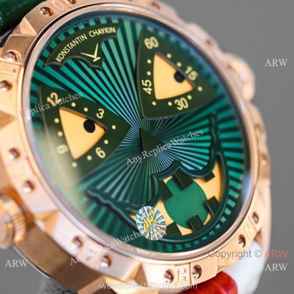 Swiss Grade Copy Konstantin Chaykin Joker Halloween Watch Rose Gold 3