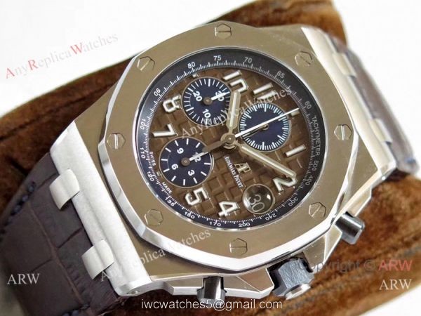 (JF) Replica Audemars Piguet Royal Oak Offshore Swiss 3126 Watch Blue Subdials 3