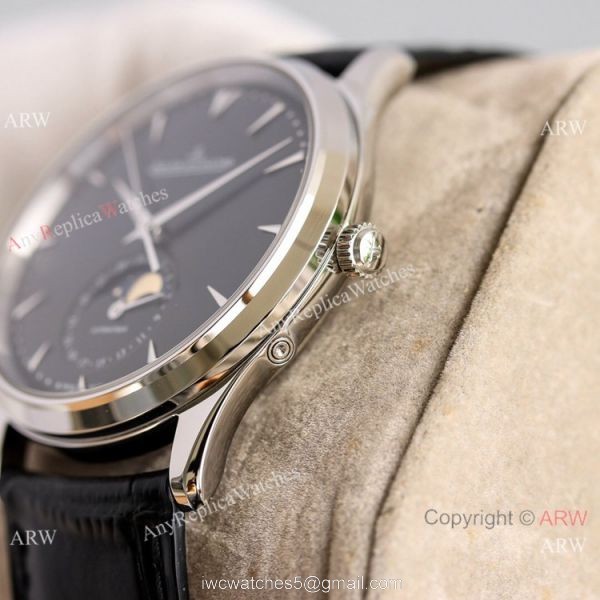 Grade 1A Jaeger-LeCoultre Master Ultra Thin Moonphase Watch Rhodium Dial 3