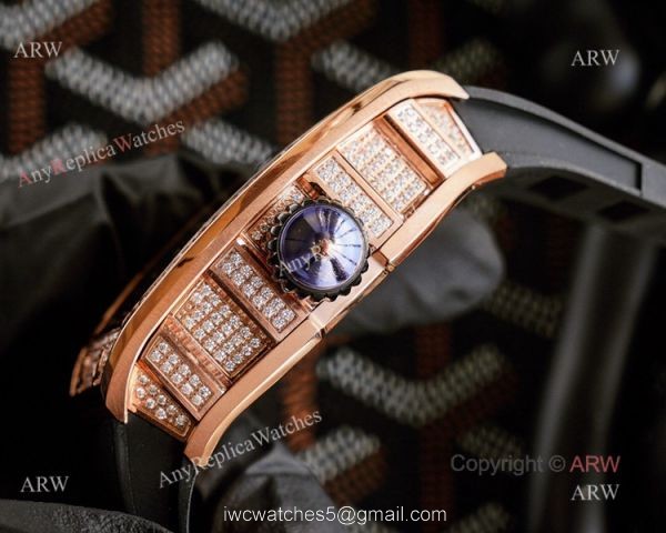 Unique Model Richard Mille RM 57-05 Eagle Dial With Rose Gold Diamonds Watch Replica 3