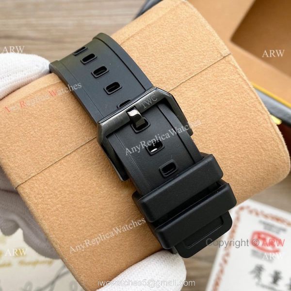 Wholesale Replica IWC Aquatimer Watch Black Steel 3