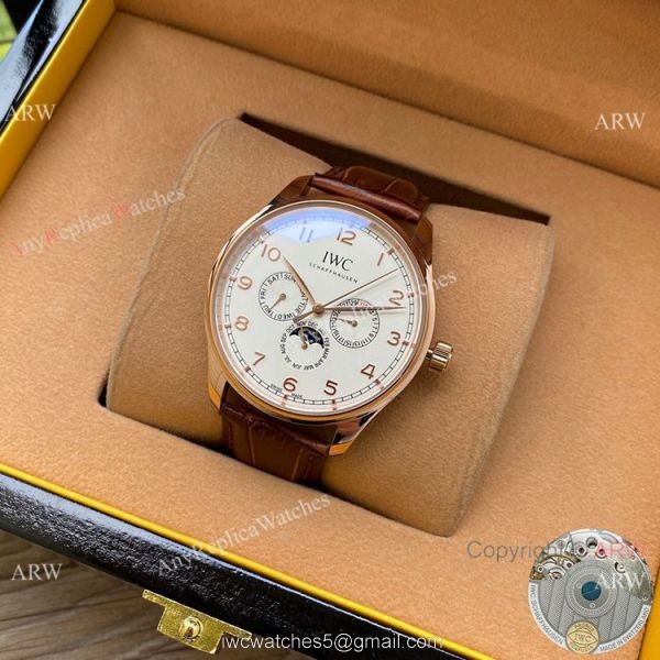 2020 New! IWC Portugieser Perpetual Calendar Watches Rose Gold 3