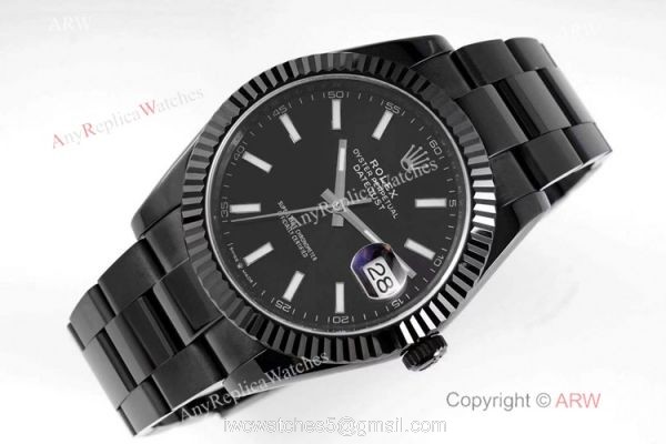 VR-Factory AAA Replica Rolex Datejust II Black Venom Watch 41mm Black Dial 3
