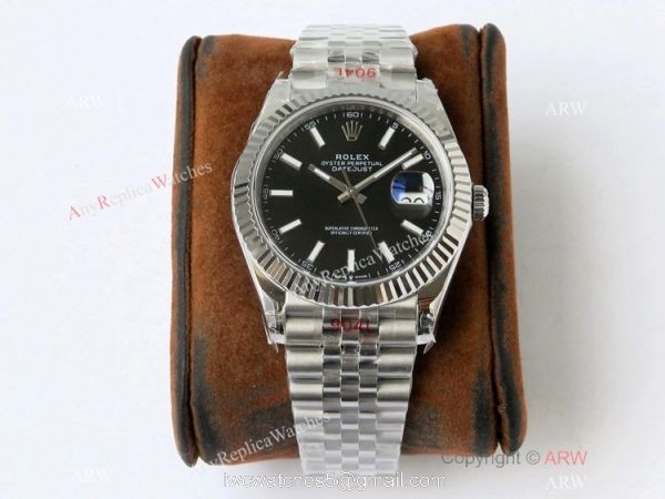VR-Factory 1:1 Replica Rolex Datejust II 41mm Jubilee Watch Blue Dial 3