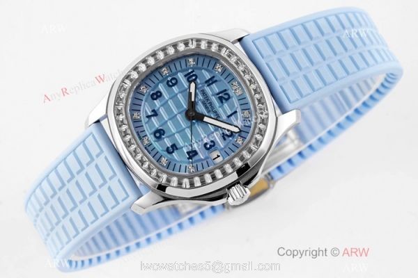 PPF Factory Patek Philippe Aquanaut Blue Version Watch Cal.324 Movement 3