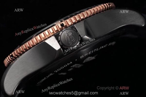 2020 New! Swiss Grade Copy Breitling Superocean Automatic Watch 2-Tone Rose Gold 3