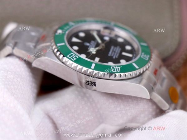 New Arrival! Rolex Submariner 41MM Green Blue Watch EW Factory 3235 Movement 3