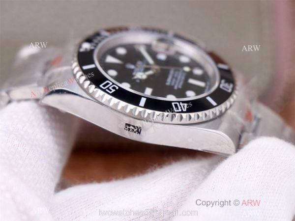 New Arrival! Rolex Sabmariner 41MM SS Black Dial Watch EW Factory 3235 Movement 3