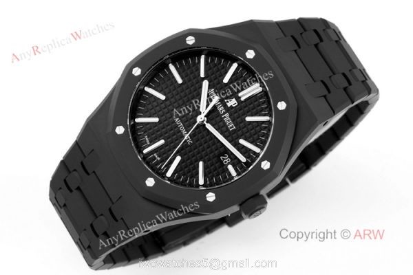 ZF Factory Audemars Piguet Royal Oak 41mm 15400 DLC Black Venom Swiss Replica Watches 3